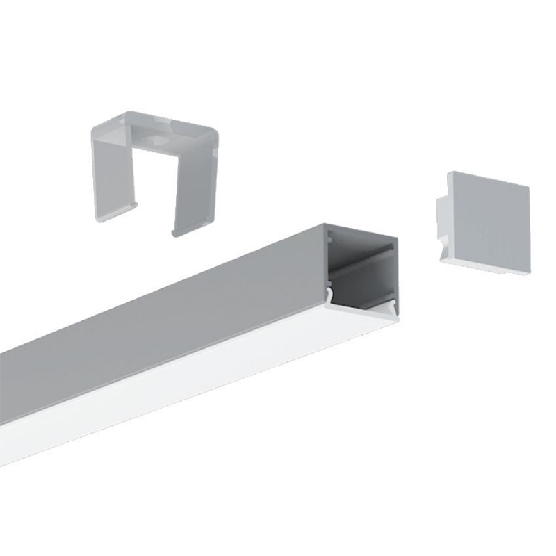 LED pásek hliníkový profil pro 15mm 5050 dvouřadý LED pásek