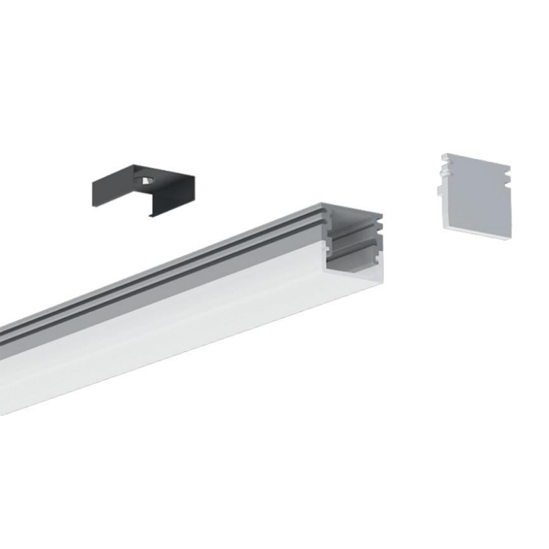 LED pásek Difuzor světla s hliníkovým profilem pro 12mm CCT LED světelný pás