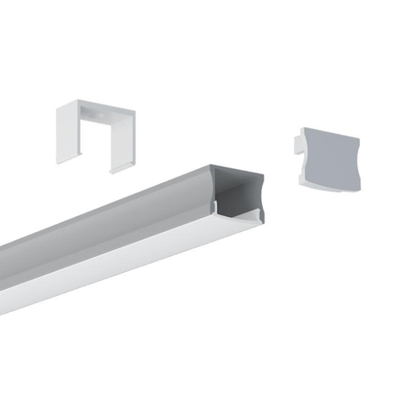 LED-Streifenkanal-Aluminiumprofil für 15 mm zweireihige LED-Lichtleisten
