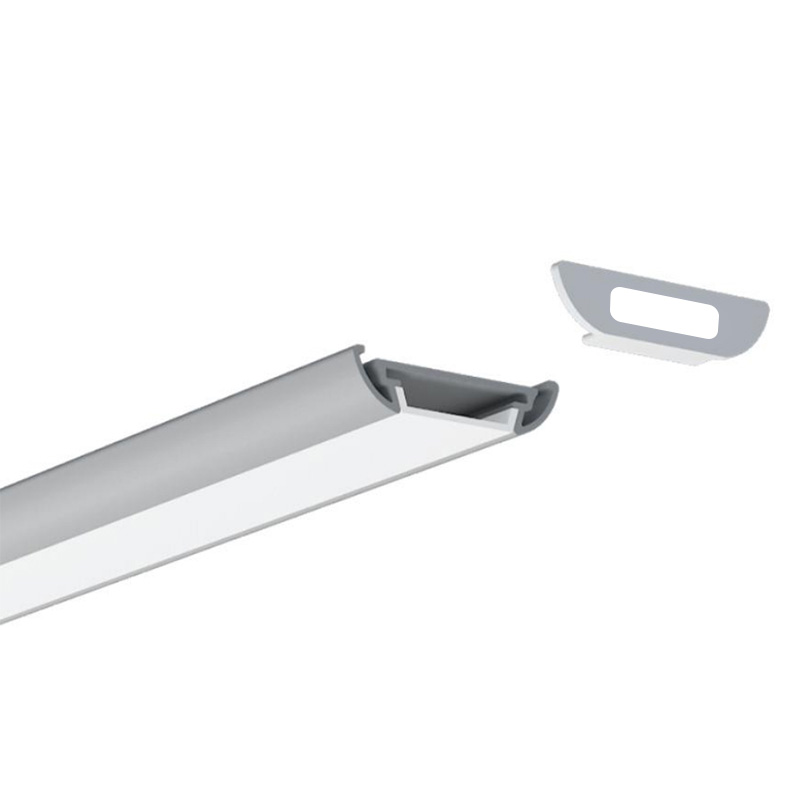 LED-Streifendiffusor, Aluminiumkanal für 20 mm zweireihige LED-Lichtleiste
