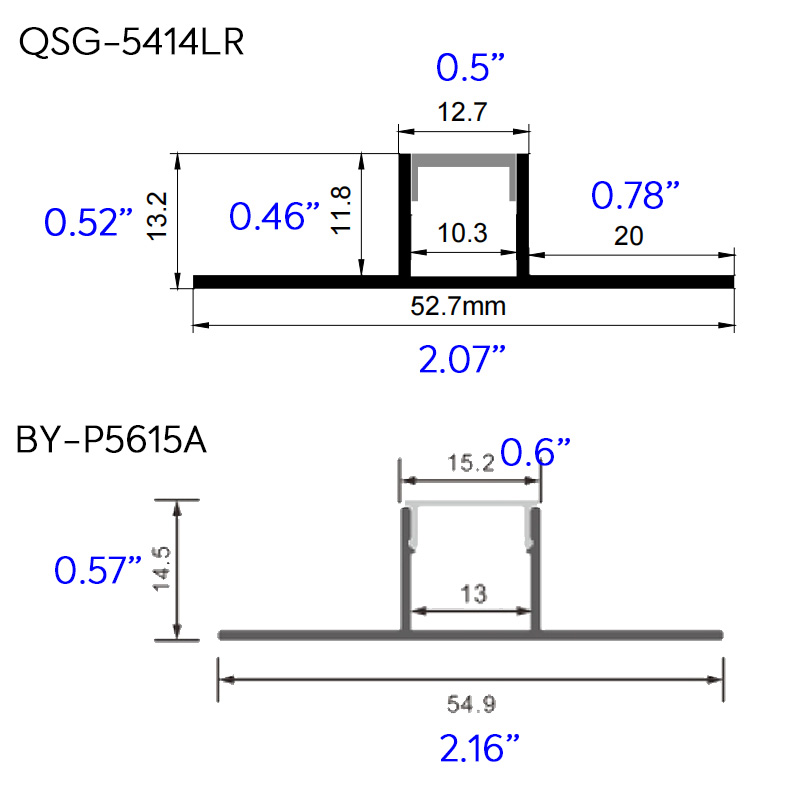 LR Series Plasterboard Ceiling Flexible LED Light Channel