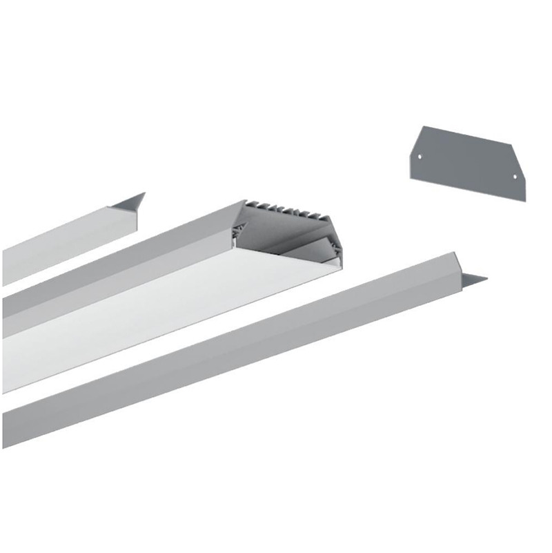 Großes Trockenbau-LED-Streifen-Lichtkanal-Aluminiumprofil für LED-Beleuchtungsstreifen