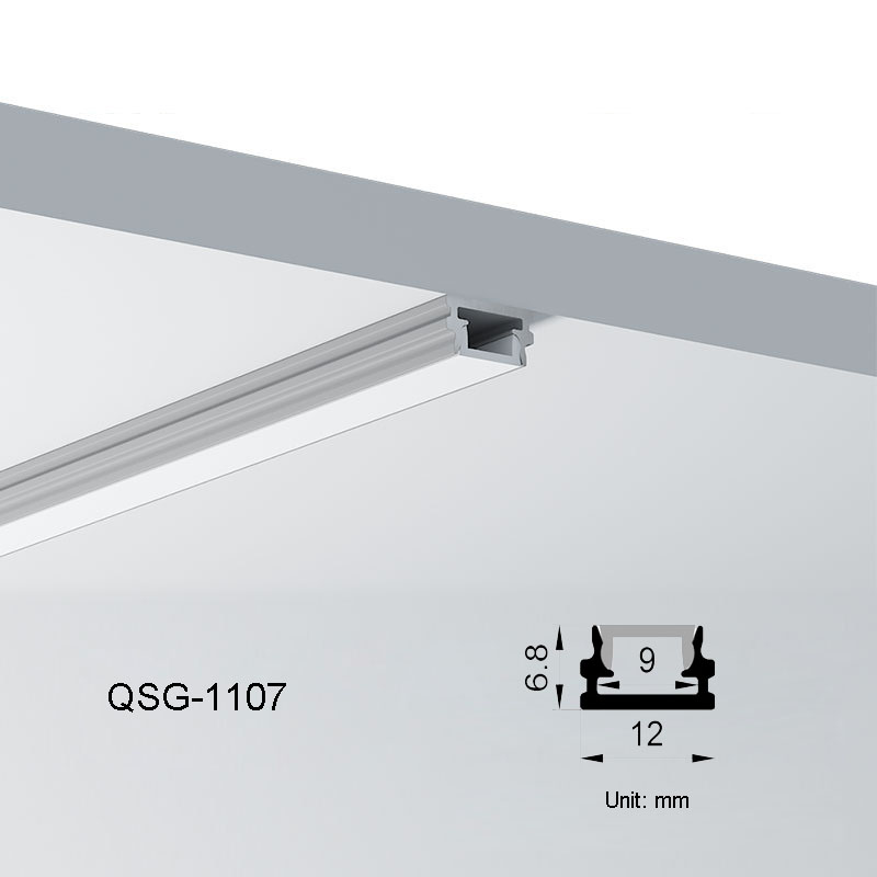 Mini LED Aluminum Profile With Flat PC Cover