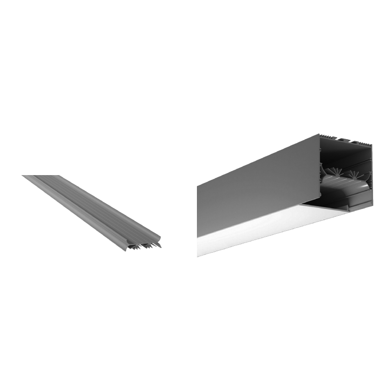 Pendelleuchte-Diffusoren, Aluminiumkanal für flexible LED-Streifen – Innenbreite 53 mm (2.09 Zoll) Pendelleuchte-Diffusoren, Aluminiumkanal für flexible LED-Streifen – Innenbreite 53 mm (2.09 Zoll)
