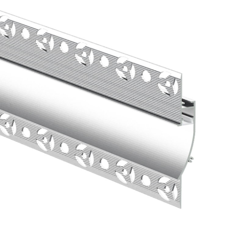 Gips-in-Aluminium-Trockenbau-Taillen-LED-Kanal für 8-mm-Lichtleisten
