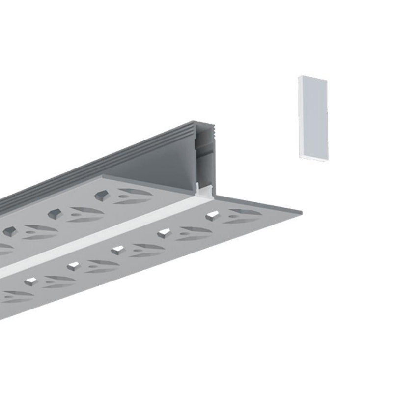 Gips in Aluminiumprofilen für 7 mm schlanke LED-Streifen Gips in Aluminiumprofilen für 7 mm schlanke LED-Streifen