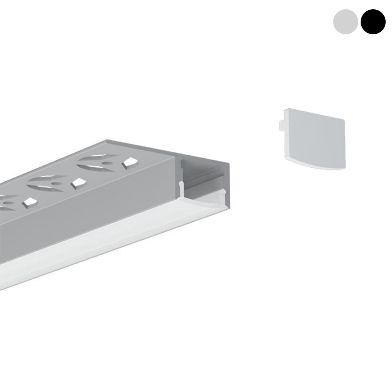 Gips-in-LED-Kanal-Lichtdiffusor für 12-mm-LED-Lichtstreifen Gips-in-LED-Kanal-Lichtdiffusor für 12-mm-LED-Lichtstreifen