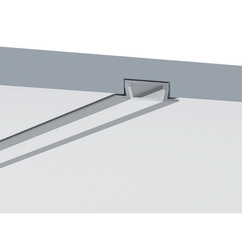 Zapuštěný černý hliníkový LED světelný pásek pro 10mm LED pásková světla DC5V Zapuštěný černý hliníkový LED světelný pásek pro 10mm LED pásková světla DC5V