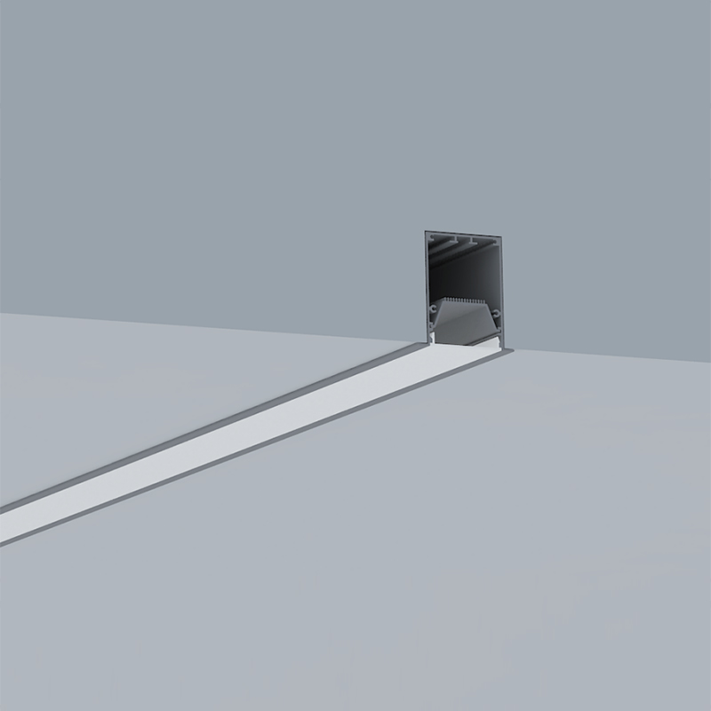 Versenktes Aluminium-LED-Profil für 28 mm 3528 vierreihige LED-Seilbeleuchtung Versenktes Aluminium-LED-Profil für 28 mm 3528 vierreihige LED-Seilbeleuchtung
