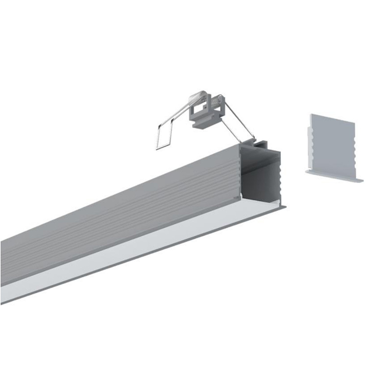 Versenkter LED-Kanal für 28 mm mehrreihige weiße LED-Streifen