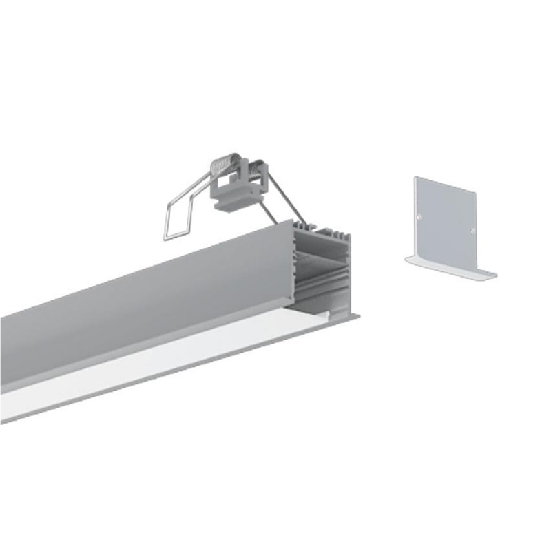 Versenkter LED-Lichtkanal für 32-mm-LED-Streifen mit vier Reihen