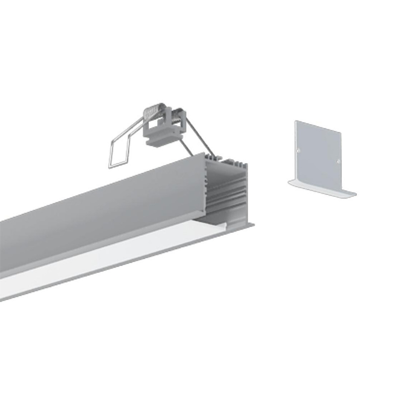 Versenkter LED-Streifenkanal für 32 mm vierreihige LED-Streifen Versenkter LED-Streifenkanal für 32 mm vierreihige LED-Streifen