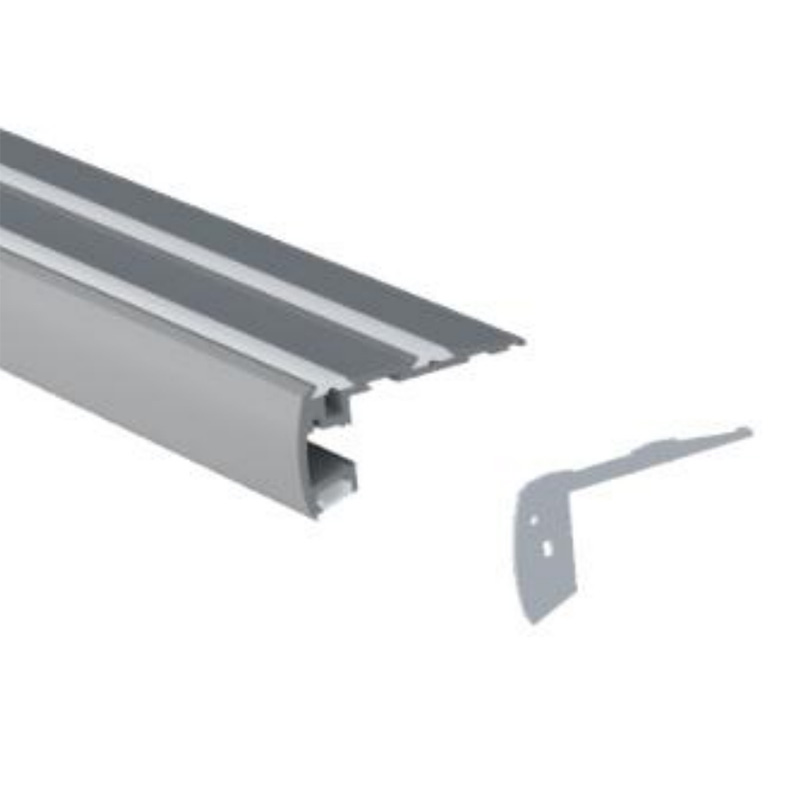 Schodišťové LED osvětlení hliníkový kanál pro 10mm LED pásková světla
