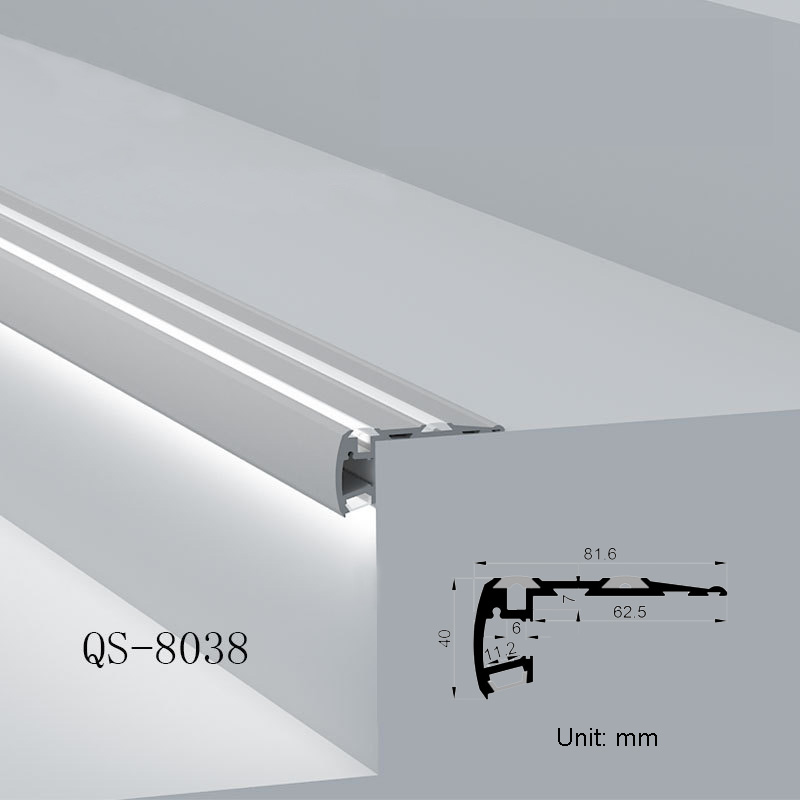 Up And Down Light LED Stair Nosing Strip Edging