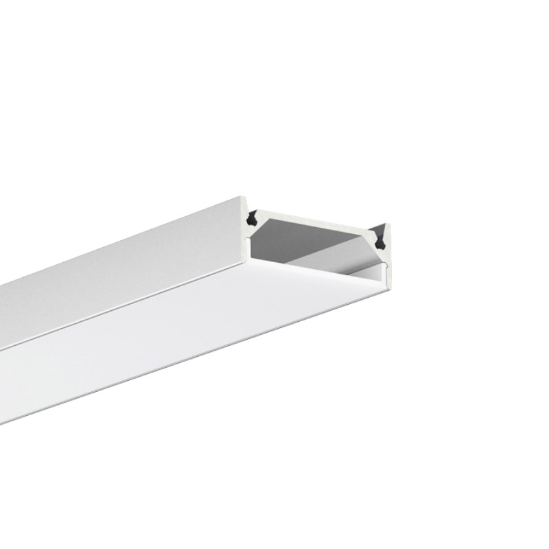 U-Kanal-LED-Aluminium-Flachprofil für 15 mm breite Lichtbänder