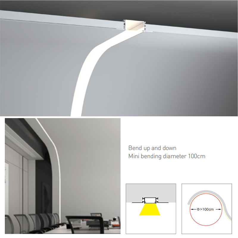 UD Series C Shape Big Bendable LED Profile
