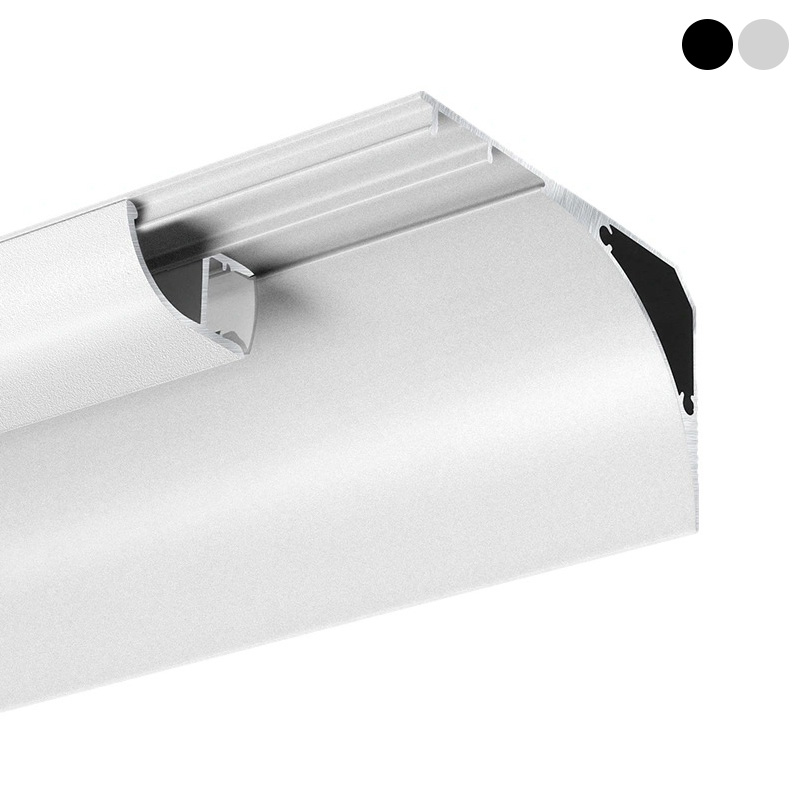 Vielseitige LED-Gesimsleiste aus Aluminium für 8-mm-Lichtleisten