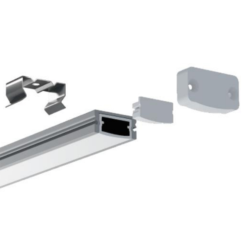 Vodotěsný LED hliníkový kanál pro 12mm LED světelné pásy