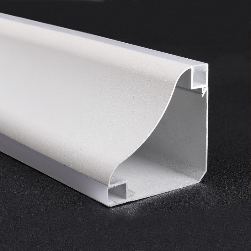 Weiße moderne Decken-Eck-LED-Kronenform für 8mm Doppel-Lichtschlauch Weiße moderne Decken-Eck-LED-Kronenform für 8mm Doppel-Lichtschlauch