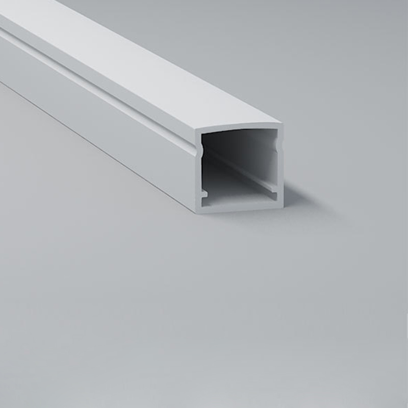 Wasserdichte LED-Kanäle aus schwarzem Aluminium für flexible 12-mm-LED-Streifen Wasserdichte LED-Kanäle aus schwarzem Aluminium für flexible 12-mm-LED-Streifen