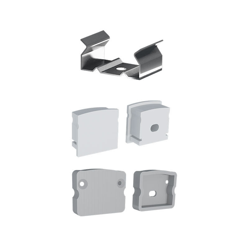 Wasserdichte LED-Kanäle aus schwarzem Aluminium für flexible 12-mm-LED-Streifen Wasserdichte LED-Kanäle aus schwarzem Aluminium für flexible 12-mm-LED-Streifen