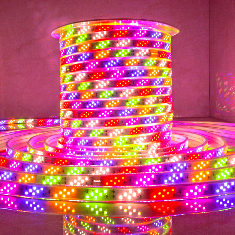 High Voltage AC110V 2835SMD 6Colors Snow Chasing IP67 Waterproof LED Strip Lights - 180LEDs/M 32.8-328Ft Roll