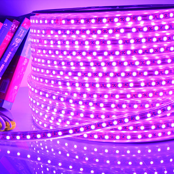 SMD5050 High Voltage AC110&220V Color Change RGB High Bright LED Stripes, Vodotěsné IP67, 60LEDs na metr, 10~100 metrů (32.8~328ft) na cívku Prodejem