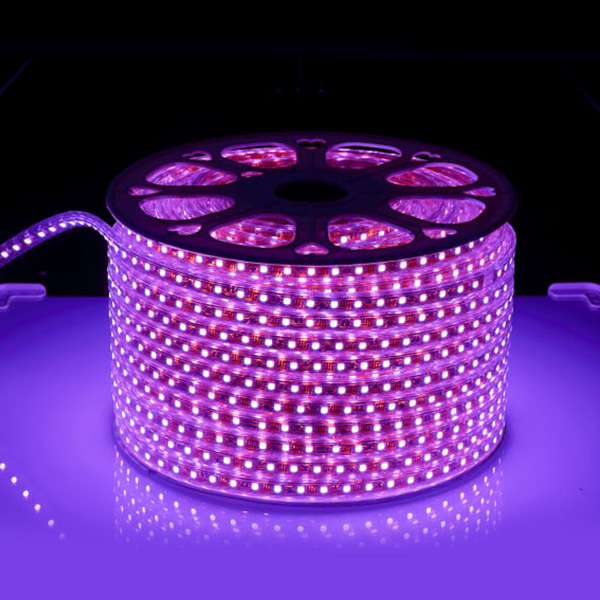 SMD5050 High Voltage AC110&220V Color Change RGB High Bright LED Stripes, Vodotěsné IP67, 60LEDs na metr, 10~100 metrů (32.8~328ft) na cívku Prodejem