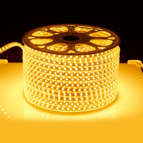 SMD5050 High Voltage AC110&220V Color Change RGB High Bright LED Stripes, Vodotěsné IP67, 60LEDs na metr, 10~100 metrů (32.8~328ft) na cívku Prodejem