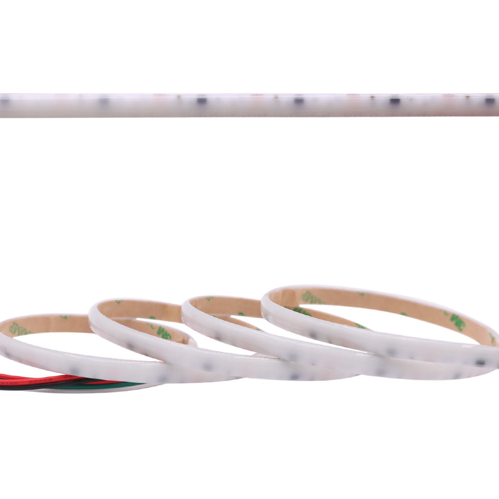 12V WS2811 adresovatelný RGB 7mm LED COB světelný pás 648 LED/m, 36 IC/m 12V WS2811 adresovatelný RGB 7mm LED COB světelný pás 648 LED/m, 36 IC/m