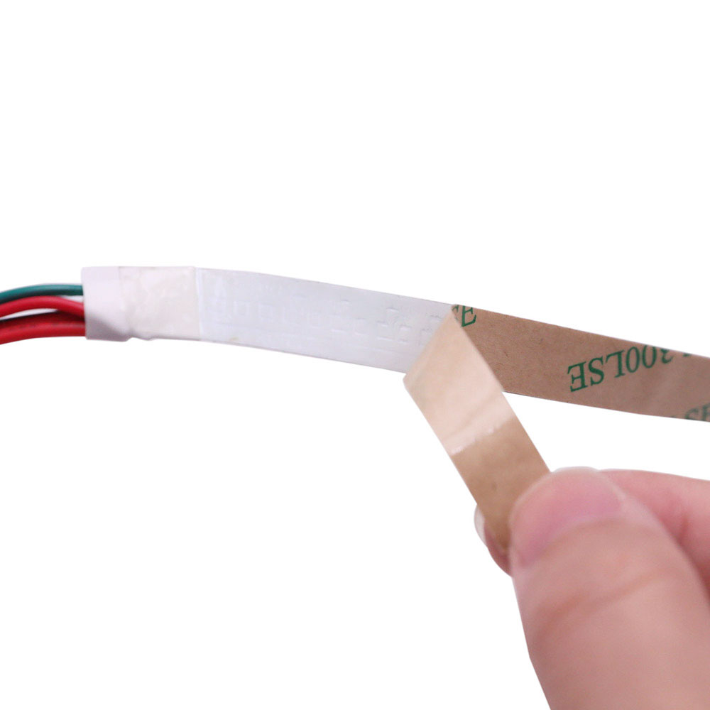 DC24V 5m CRI90+ 4pin Breakpoint Resume Fließendes Wasser Adressierbares weißes COB-LED-Streifenlicht DC24V 5m CRI90+ 4pin Breakpoint Resume Fließendes Wasser Adressierbares weißes COB-LED-Streifenlicht