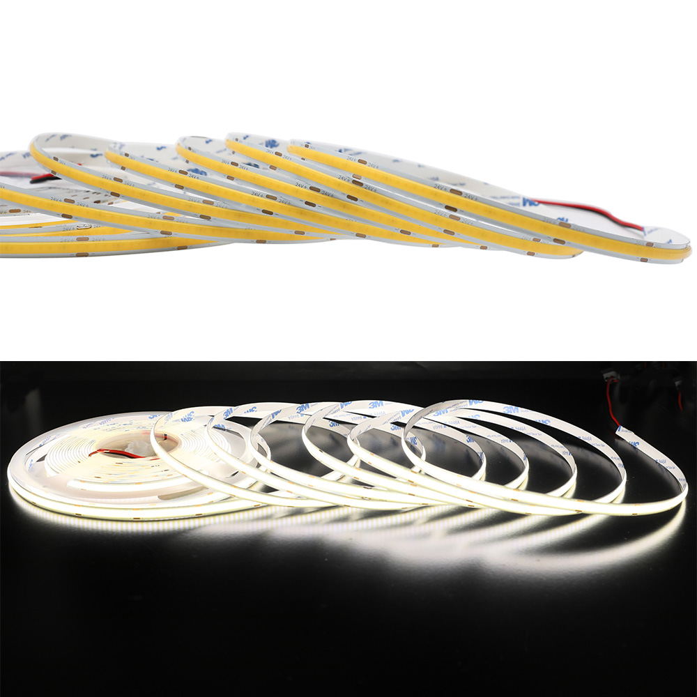 8MM 12V/24V 480LEDs COB LED Strip 5Meters/Reel