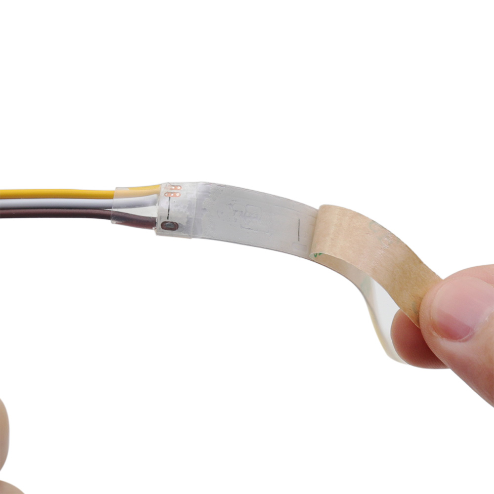 Nové DC12/24V duální bílé stmívatelné CCT Flexibilní COB LED páskové světlo – vysoká hustota 576LEDs/m teplá bílá + denní bílé LED osvětlení Nové DC12/24V duální bílé stmívatelné CCT Flexibilní COB LED páskové světlo – vysoká hustota 576LEDs/m teplá bílá + denní bílé LED osvětlení