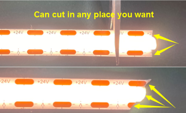 Free Cut COB Flexible LED Strip