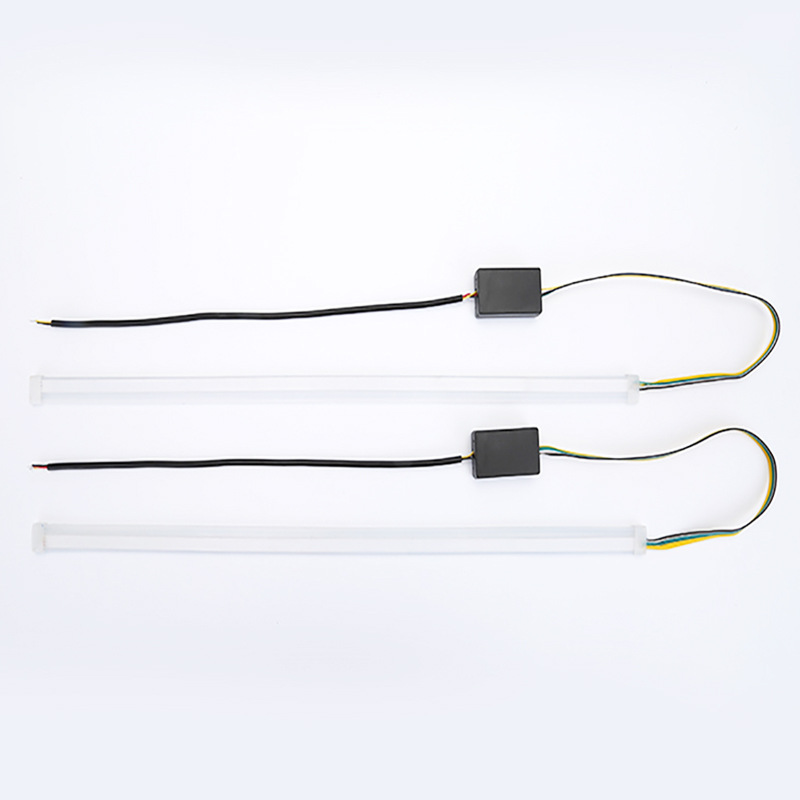 12V 24V 5 barev K dispozici Vodotěsné LED auto Denní světlo Dekorace světlometů Dvoubarevné vodicí světlo s odbočovacím světlem 12V 24V 5 barev K dispozici Vodotěsné LED auto Denní světlo Dekorace světlometů Dvoubarevné vodicí světlo s odbočovacím světlem