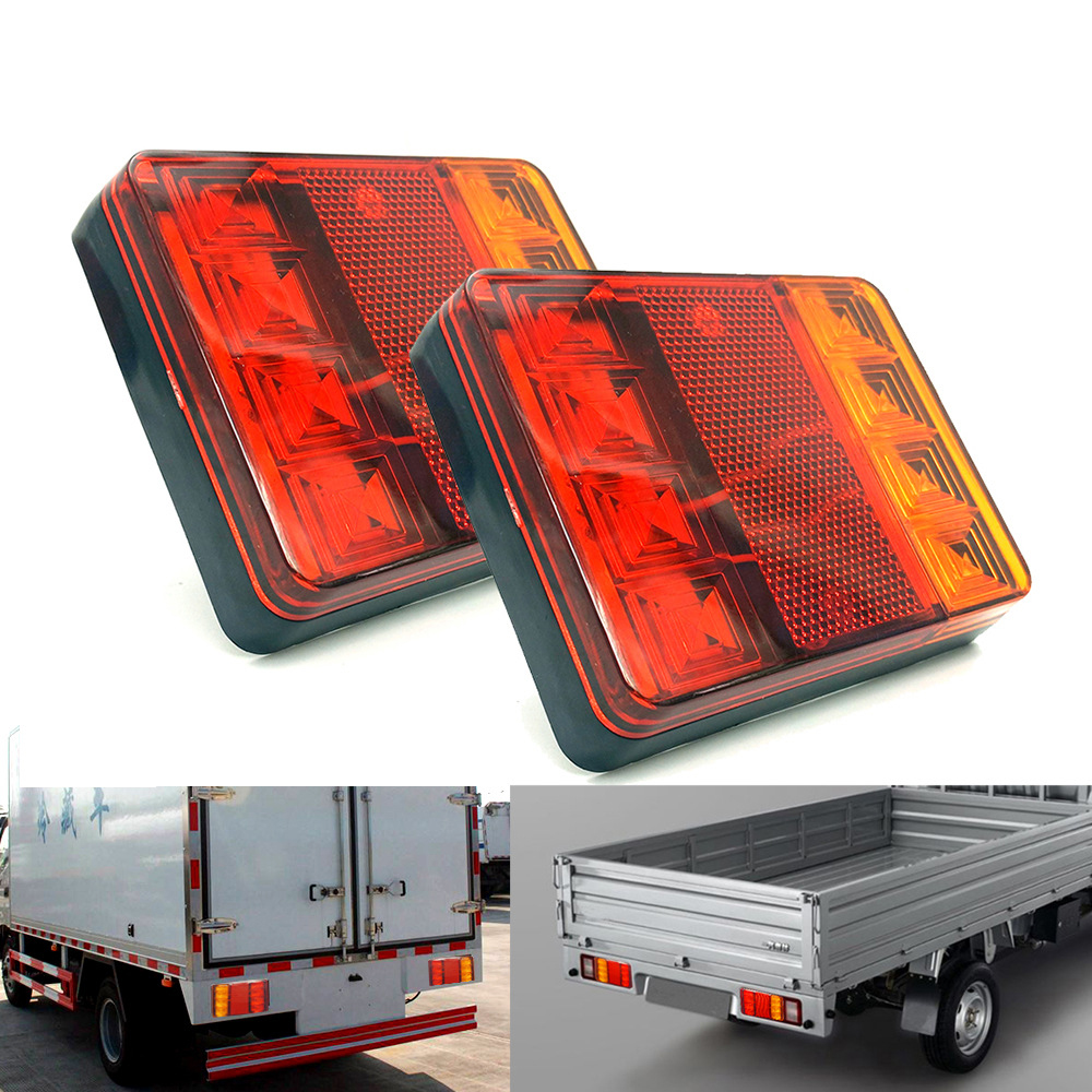 12V 6W Highlight LED LKW Rücklichter Blinker Anhänger Bremslicht
