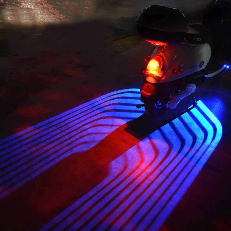 8-36V 3W Dostupné ve 4 barvách Angel Wing LED Dekorační lampa světlometů do auta