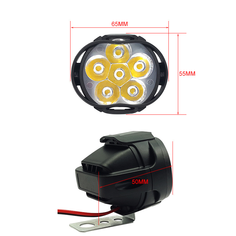 9-85V 8W 1200LM Externe LED-Motorradscheinwerfer Auto-Zusatzscheinwerfer Nebelscheinwerfer universal - zweifach bestellen 9-85V 8W 1200LM Externe LED-Motorradscheinwerfer Auto-Zusatzscheinwerfer Nebelscheinwerfer universal - zweifach bestellen