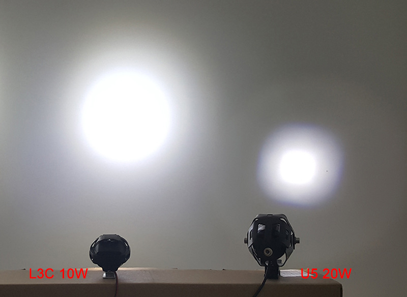 9-85V 8W 1200LM Externe LED-Motorradscheinwerfer Auto-Zusatzscheinwerfer Nebelscheinwerfer universal - zweifach bestellen 9-85V 8W 1200LM Externe LED-Motorradscheinwerfer Auto-Zusatzscheinwerfer Nebelscheinwerfer universal - zweifach bestellen
