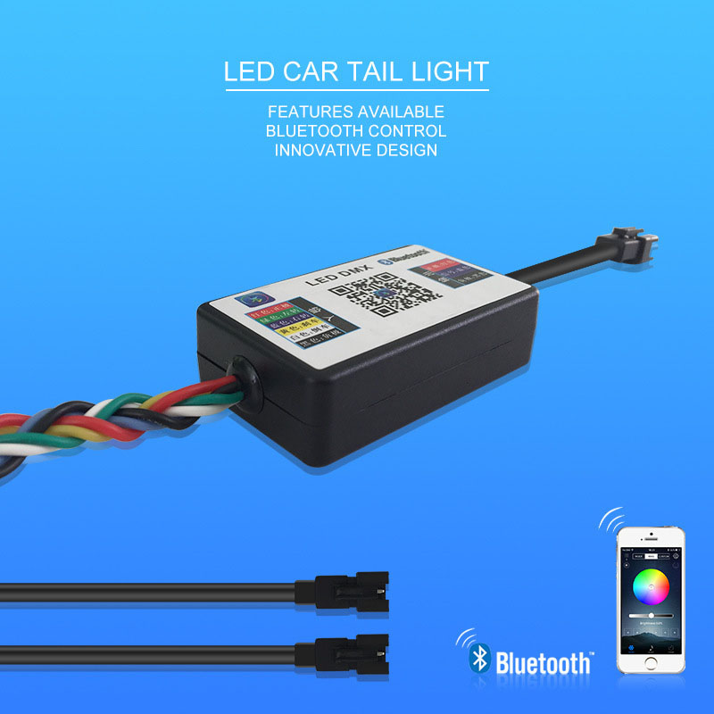 WS2811 DC12V LED Bluetooth Controller JST Stecker für Auto Rücklicht Blinker Bremslicht WS2811 DC12V LED Bluetooth Controller JST Stecker für Auto Rücklicht Blinker Bremslicht