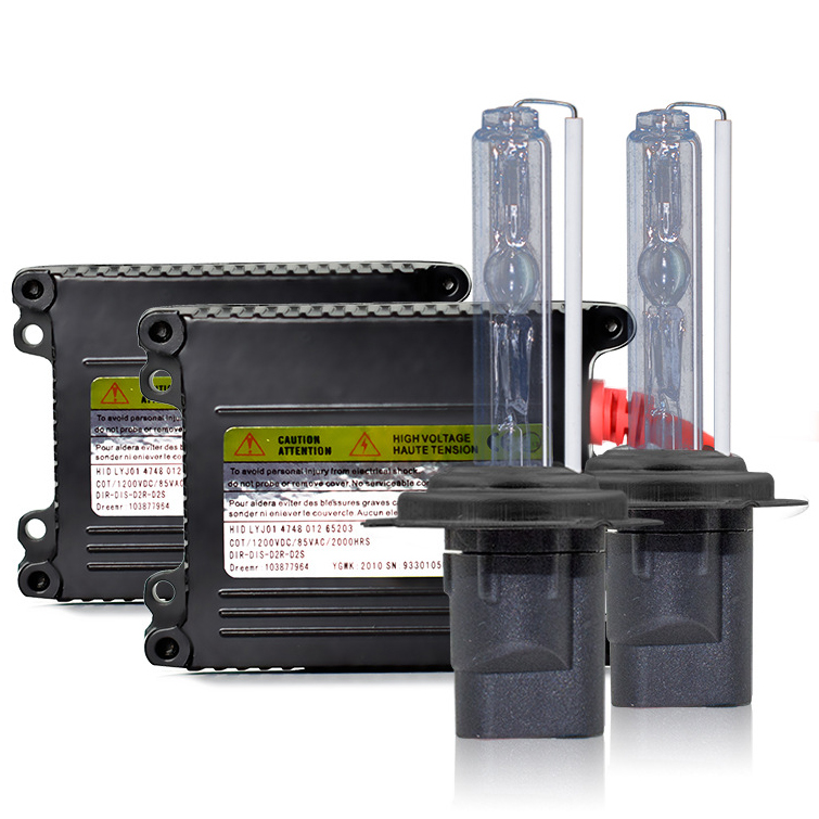 DC 12V 35W Vodotěsná, vysoce svítivá sada HID Xenonových lamp do auta H7, H4，9005/HB3, 9006/HB4, H11/H8/H9,9012/HIR2,H1, H3, 880/881, Super 9004, H13,9007 Světlá xenonová žárovka univerzální, 2ks balení
