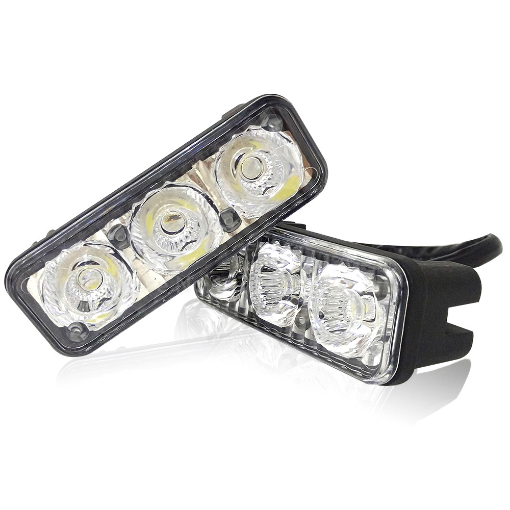 DC 12V 6W Externe Fahrlichter, wasserdichte LED-Arbeitsscheinwerfer, Kfz-LED-Tagfahrlichter DC 12V 6W Externe Fahrlichter, wasserdichte LED-Arbeitsscheinwerfer, Kfz-LED-Tagfahrlichter