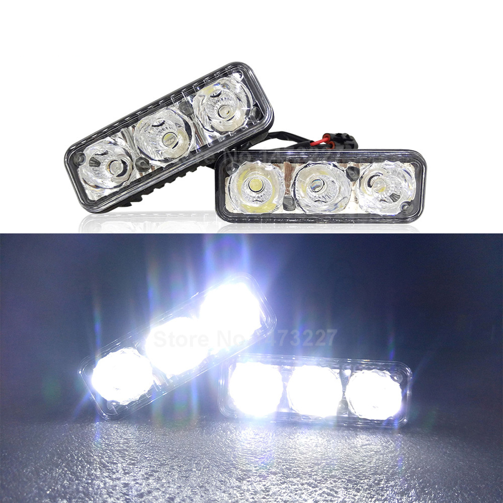 DC 12V 6W Externe Fahrlichter, wasserdichte LED-Arbeitsscheinwerfer, Kfz-LED-Tagfahrlichter DC 12V 6W Externe Fahrlichter, wasserdichte LED-Arbeitsscheinwerfer, Kfz-LED-Tagfahrlichter