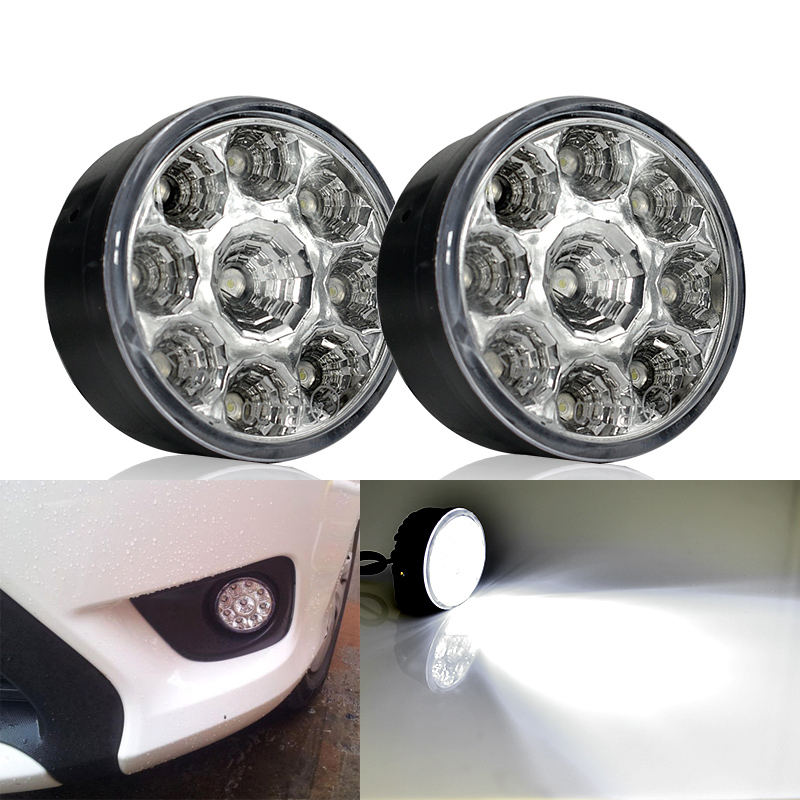 1pcs 100W 20 SMD Led Cree Car Fog Light Daytime Driving Led Fog Light H4 H7  White Light Super Bright Daytime Driving Light