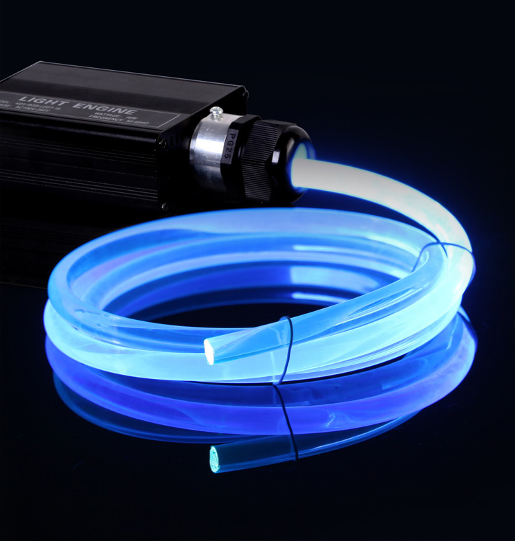 10mm PMMA LED optický kabel 10m~100m