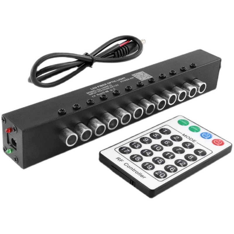 Bluetooth RF RGB /Weiß Shooting Star Fiber Optic Light Engine 12 Löcher 6W 12VDC