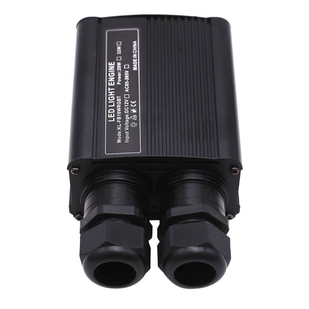 DC12V 32W Doppelkopf-RGBW-LED-Glasfaser-Lichtmaschine DC12V 32W Doppelkopf-RGBW-LED-Glasfaser-Lichtmaschine