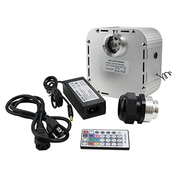 DC12V 32W Twinkle RGBW LED osvětlovač s optickým vláknem Star Light s RF dálkovým ovládáním pro auto a ložnici DC12V 32W Twinkle RGBW LED osvětlovač s optickým vláknem Star Light s RF dálkovým ovládáním pro auto a ložnici