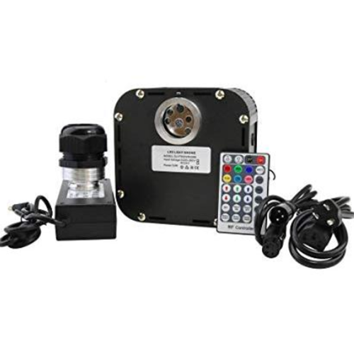 50 W DMX RGBW Twinkle LED Glasfaser-Lichtmaschine mit RF-Fernbedienung
