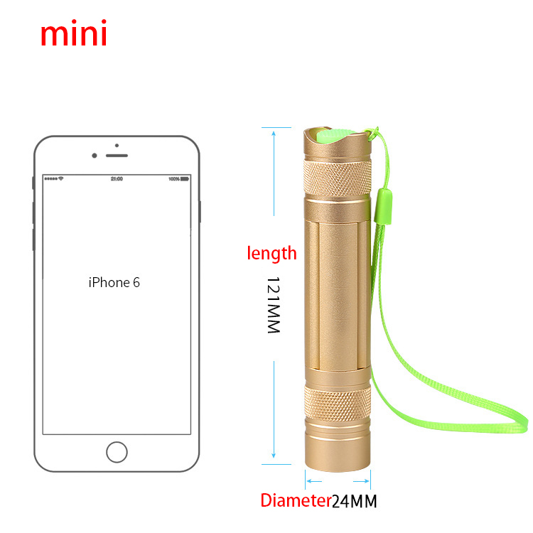 3W 3Farben LED Starkes Licht Aluminiumlegierung Home Mini Fernbeleuchtung Wasserdichte Taschenlampe 3W 3Farben LED Starkes Licht Aluminiumlegierung Home Mini Fernbeleuchtung Wasserdichte Taschenlampe